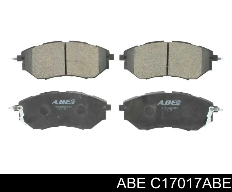 Klocki hamulcowe przednie tarczowe ABE C17017ABE cena, od 28,26 USD