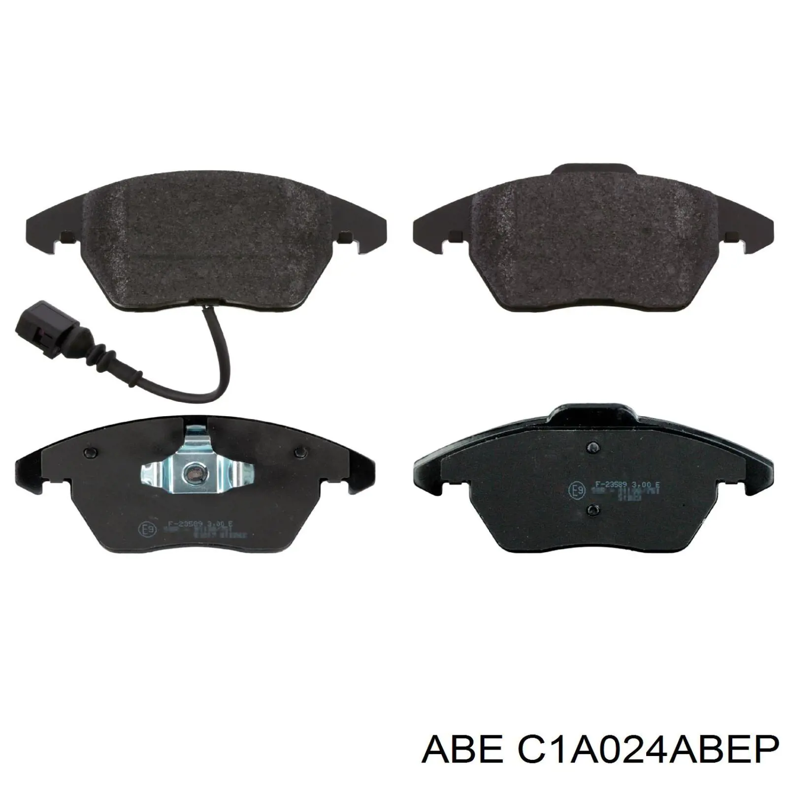 Do koszyka C1A024ABEP ABE Klocki hamulcowe przednie tarczowe