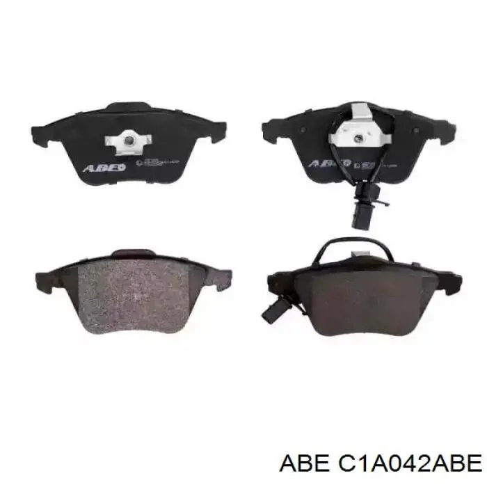 Do koszyka C1A042ABE ABE Klocki hamulcowe przednie tarczowe