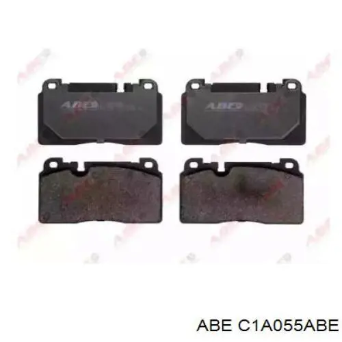 Klocki hamulcowe przednie tarczowe ABE C1A055ABE cena, od 35,51 USD