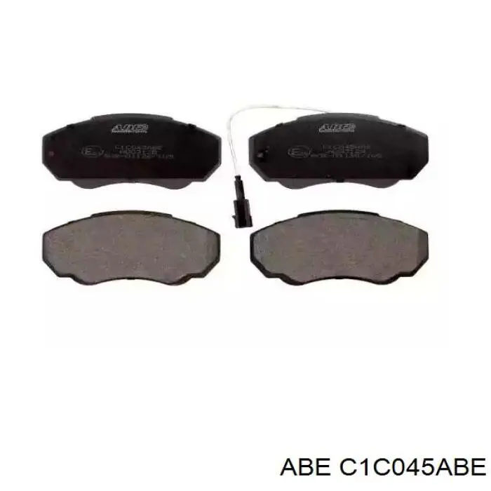 Do koszyka C1C045ABE ABE Klocki hamulcowe przednie tarczowe