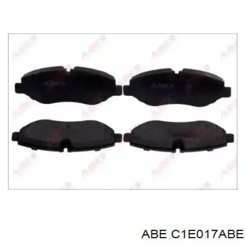 Do koszyka C1E017ABE ABE Klocki hamulcowe przednie tarczowe