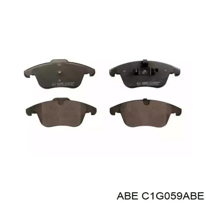 Klocki hamulcowe przednie tarczowe ABE C1G059ABE cena, od 27,22 USD