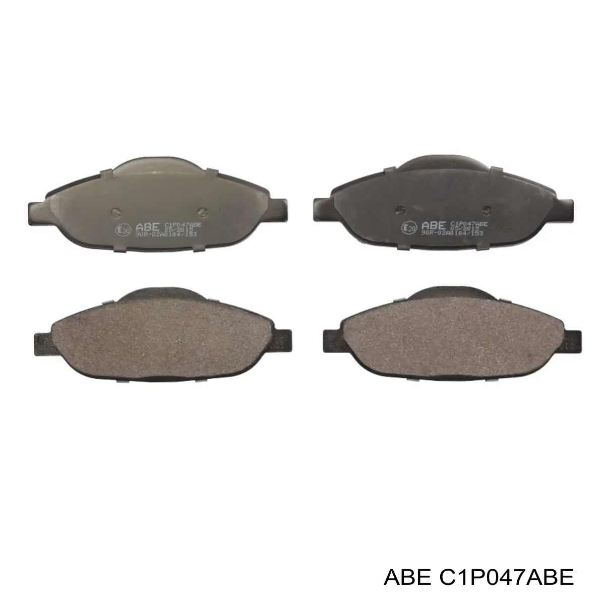 Do koszyka C1P047ABE ABE Klocki hamulcowe przednie tarczowe