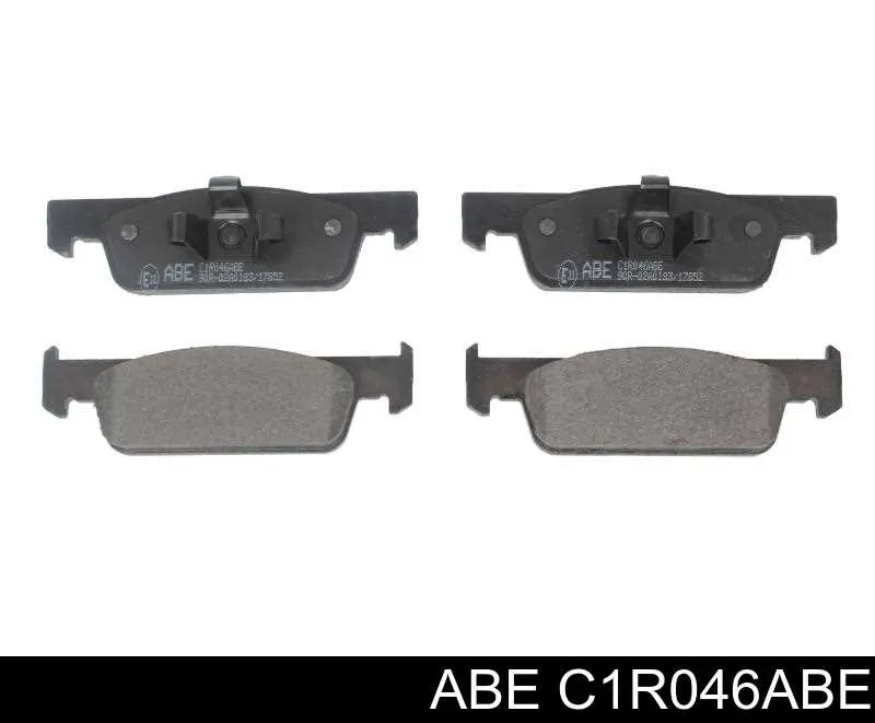 Klocki hamulcowe przednie tarczowe ABE C1R046ABE cena, od 18,89 USD