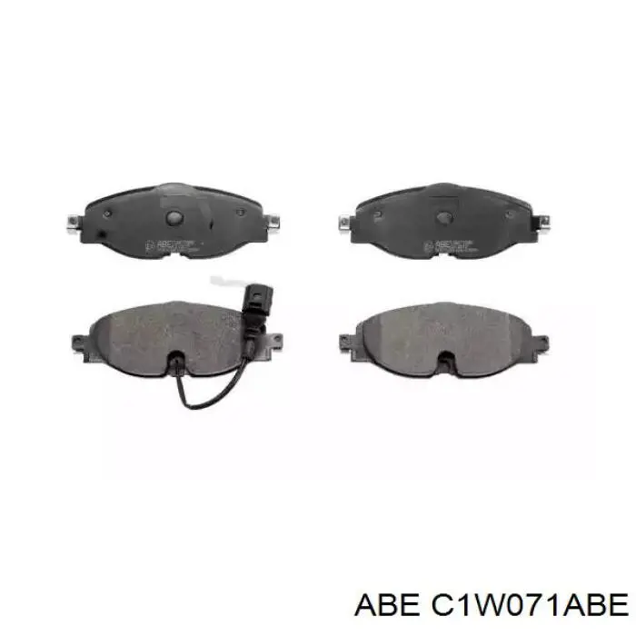 C1W071ABE ABE Klocki hamulcowe przednie tarczowe
