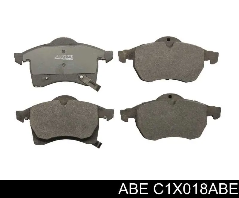 Klocki hamulcowe przednie tarczowe ABE C1X018ABE cena, od 27,96 USD