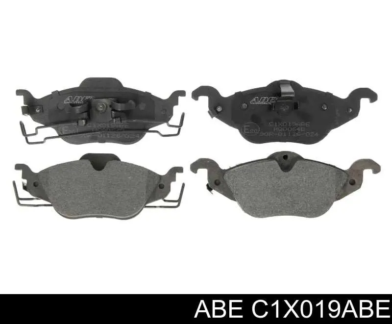 Klocki hamulcowe przednie tarczowe ABE C1X019ABE cena, od 26,87 USD