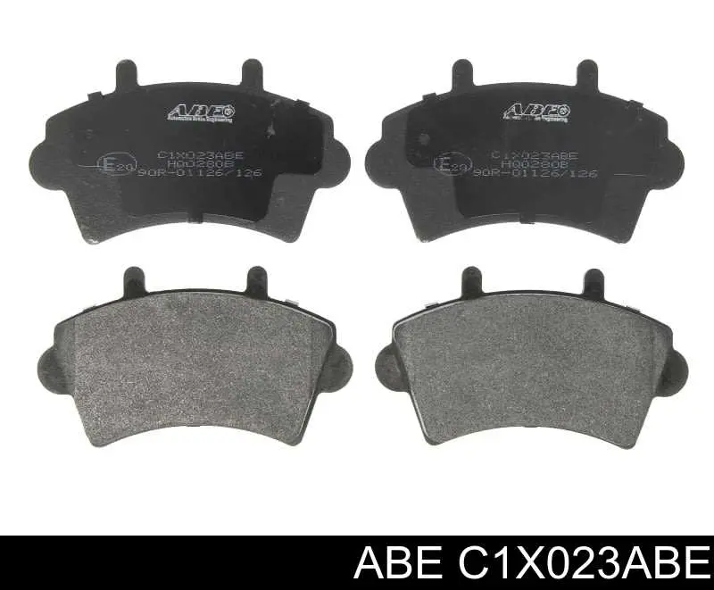 Klocki hamulcowe przednie tarczowe ABE C1X023ABE cena, od 26,11 USD