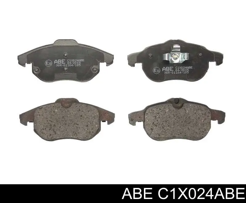 Klocki hamulcowe przednie tarczowe ABE C1X024ABE cena, od 26,33 USD