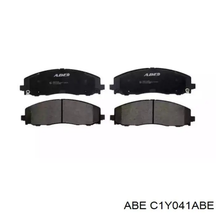 C1Y041ABE ABE Klocki hamulcowe przednie tarczowe