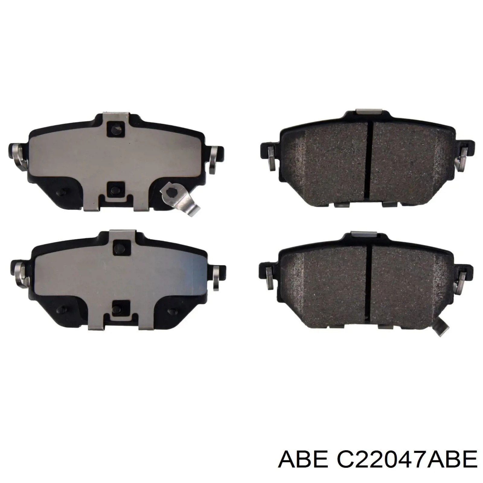 Okładziny (klocki) do hamulców tarczowych tylne ABE C22047ABE cena, od 35,07 USD