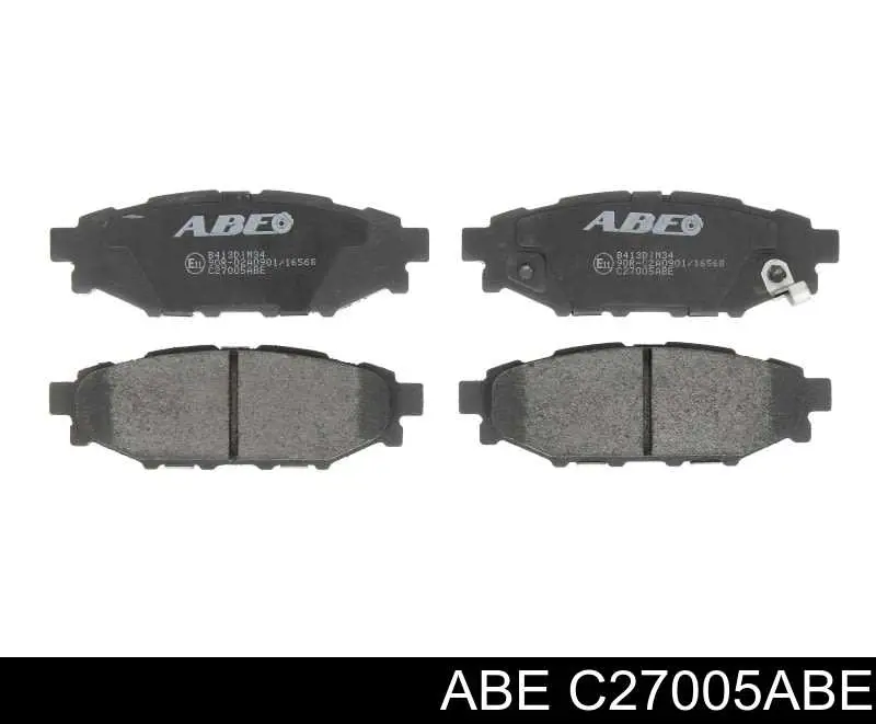 Okładziny (klocki) do hamulców tarczowych tylne ABE C27005ABE cena, od 20,71 USD