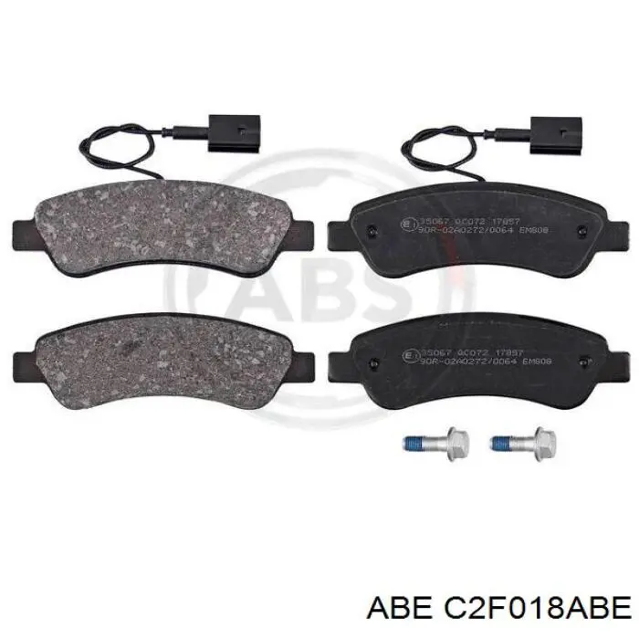 Okładziny (klocki) do hamulców tarczowych tylne ABE C2F018ABE cena, od 30,92 USD