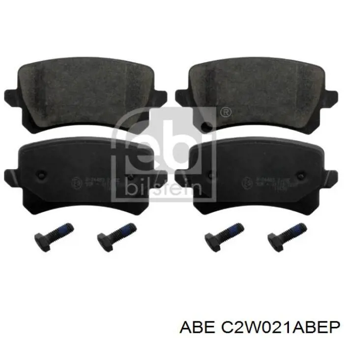 Okładziny (klocki) do hamulców tarczowych tylne ABE C2W021ABEP cena, od 23,72 USD