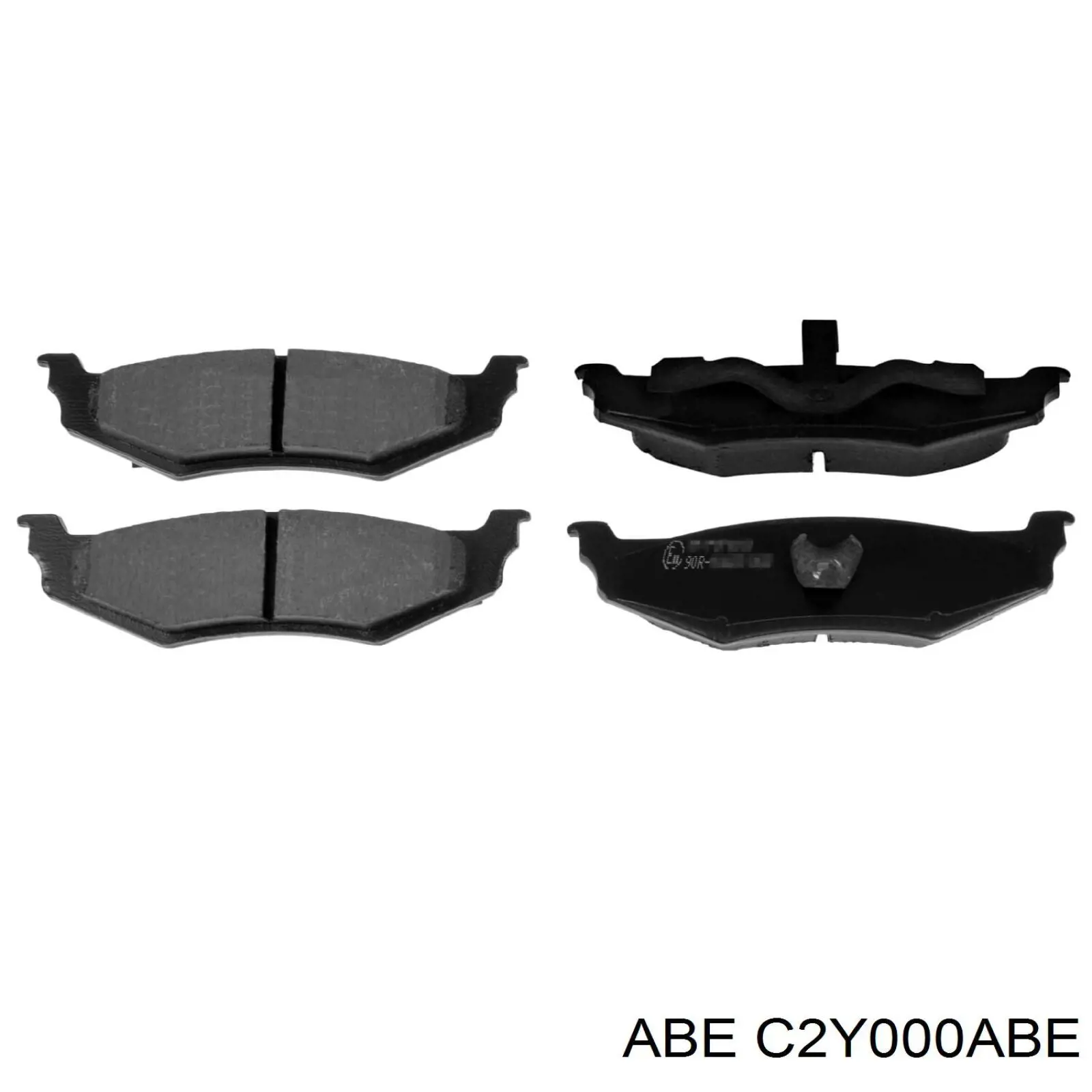 Do koszyka C2Y000ABE ABE Okładziny (klocki) do hamulców tarczowych tylne
