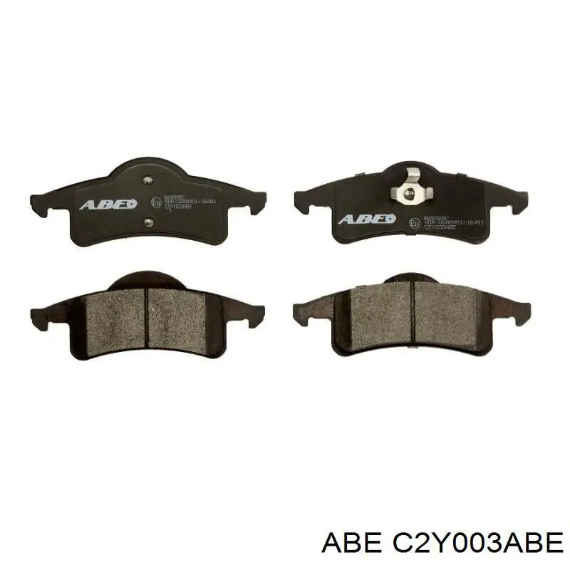 Okładziny (klocki) do hamulców tarczowych tylne ABE C2Y003ABE cena, od 26,91 USD