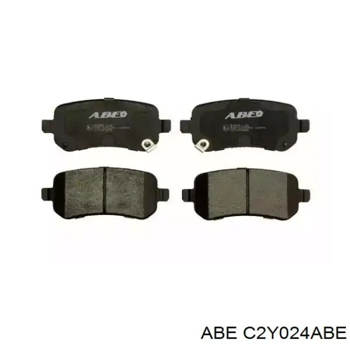 Okładziny (klocki) do hamulców tarczowych tylne ABE C2Y024ABE cena, od 26,31 USD