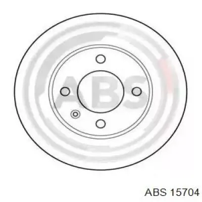 Tarcza hamulcowa przednia ABS 15704 cena, od 28,50 USD