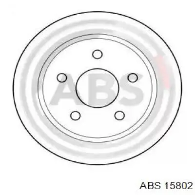 Tarcza hamulcowa tylna ABS 15802 cena, od 28,72 USD