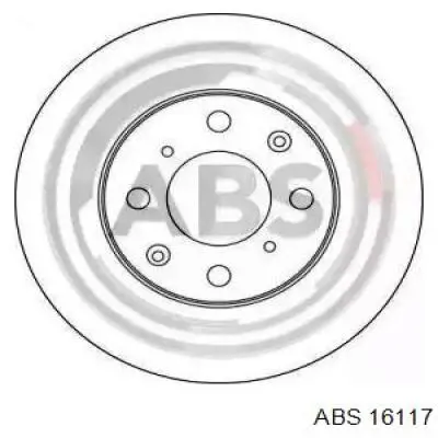 Tarcza hamulcowa przednia ABS 16117 cena, od 36,32 USD