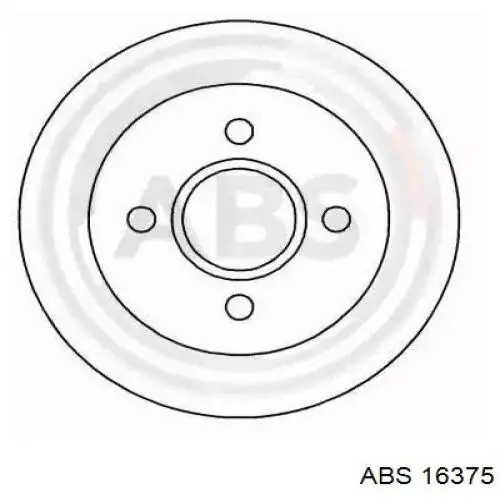 Tarcza hamulcowa tylna ABS 16375 cena, od 27,91 USD