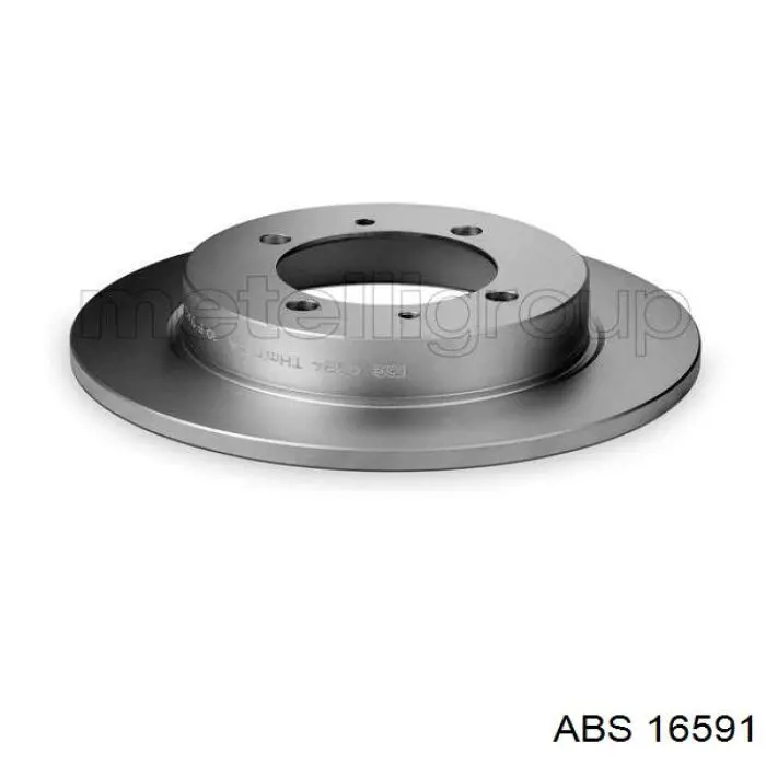 Do koszyka 16591 ABS Tarcza hamulcowa tylna