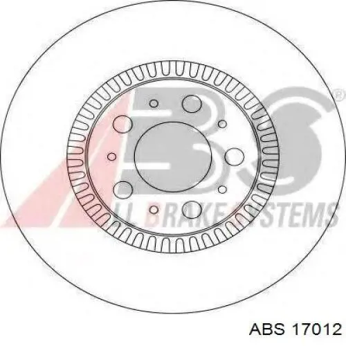 Tarcza hamulcowa przednia ABS 17012 cena, od 65,90 USD