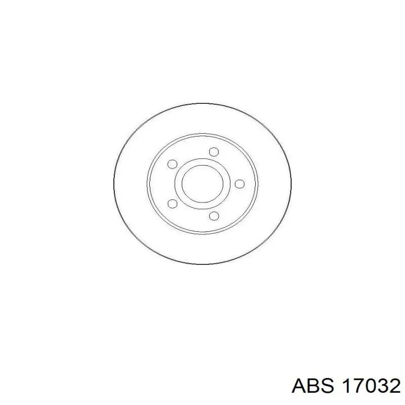 Tarcza hamulcowa przednia ABS 17032 cena, od 56,89 USD