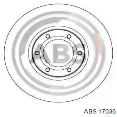 Tarcza hamulcowa przednia ABS 17036 cena, od 180,82 zł