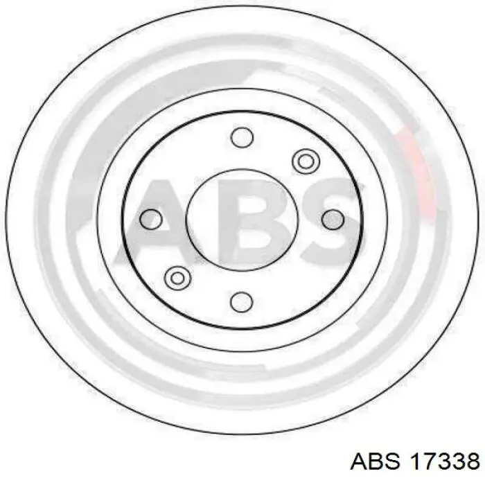 Tarcza hamulcowa przednia ABS 17338 cena, od 46,83 USD