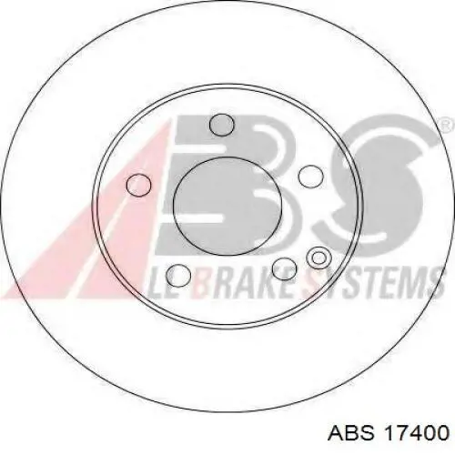 Tarcza hamulcowa przednia ABS 17400 cena, od 53,34 USD