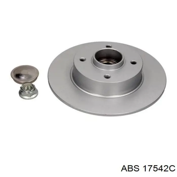 Do koszyka 17542C ABS Tarcza hamulcowa tylna