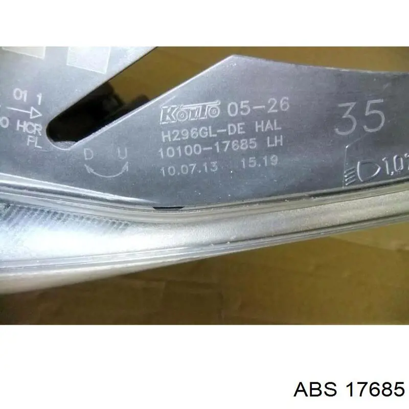 Tarcza hamulcowa tylna ABS 17685 cena, od 44,45 USD