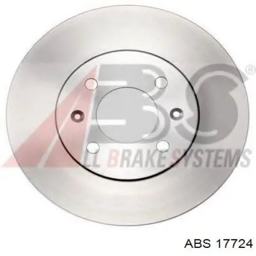 Do koszyka 17724 ABS Tarcza hamulcowa przednia