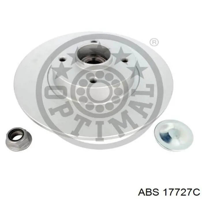Tarcza hamulcowa tylna ABS 17727C cena, od 53,36 USD