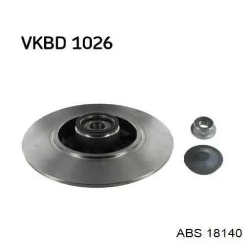Tarcza hamulcowa tylna ABS 18140 cena, od 62,77 USD