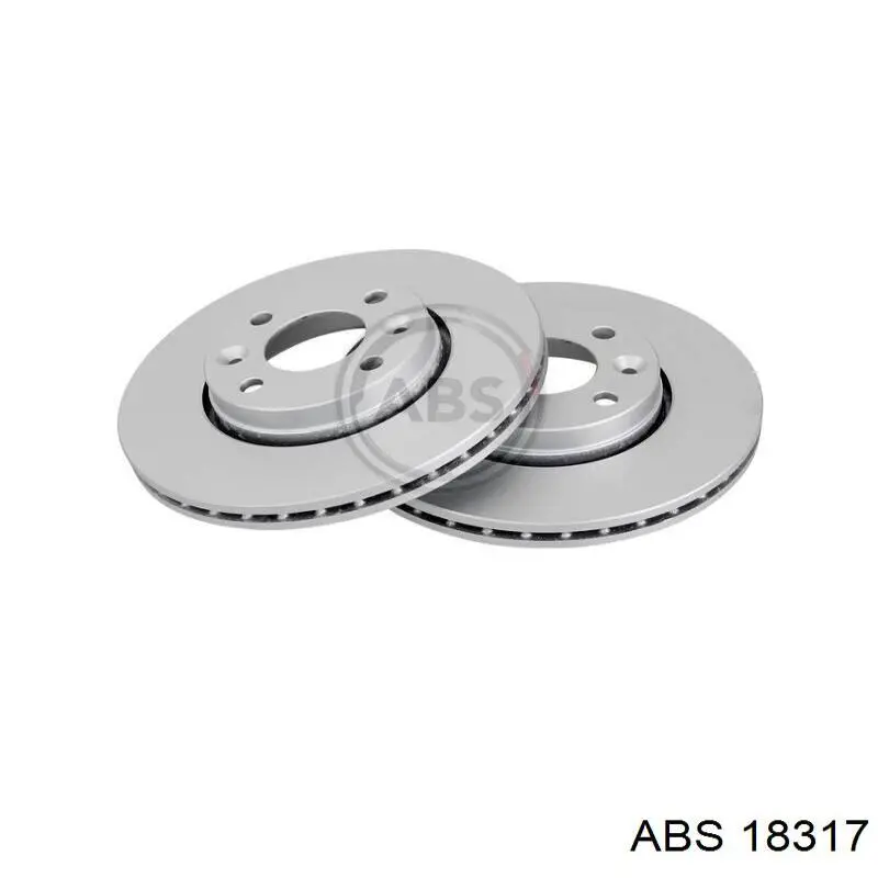 Tarcza hamulcowa przednia ABS 18317 cena, od 46,69 USD