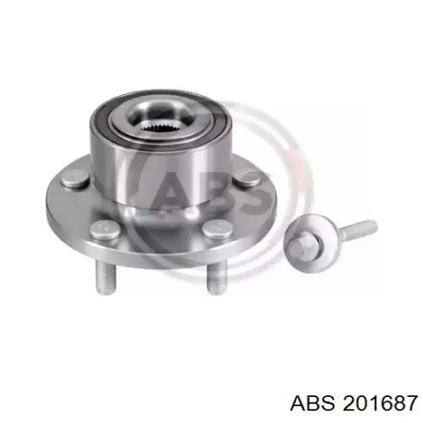201687 ABS Piasta przednia