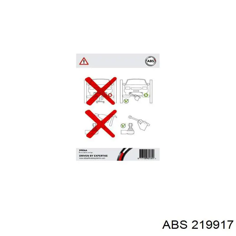 Zestaw wahaczy zawieszenia tylnego ABS 219917 cena, od 166,55 USD