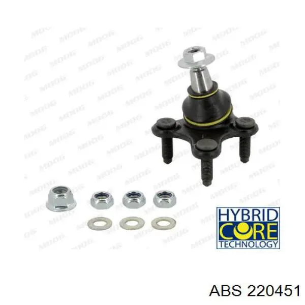 Sworzeń wahacza dolny lewy ABS 220451 cena, od 16,20 USD
