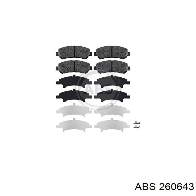 Do koszyka 260643 ABS Łącznik stabilizatora przedniego prawy