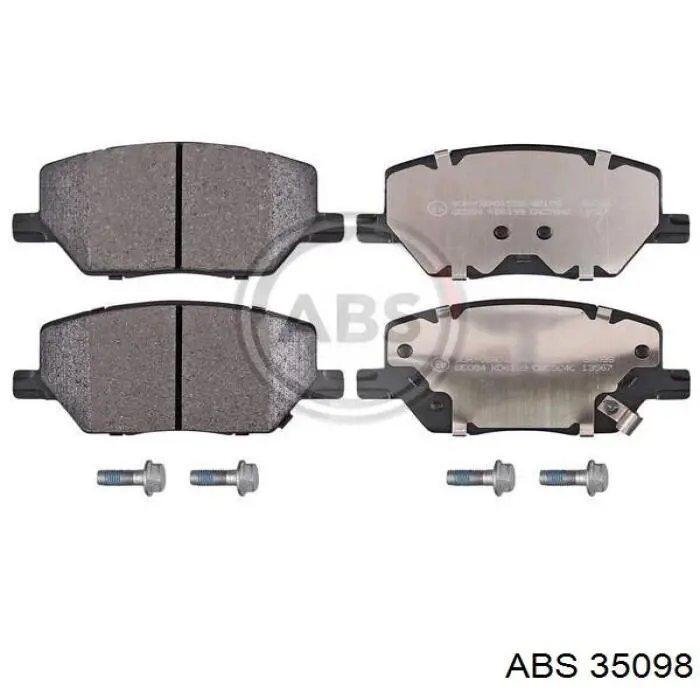Klocki hamulcowe przednie tarczowe ABS 35098 cena, od 39,97 USD