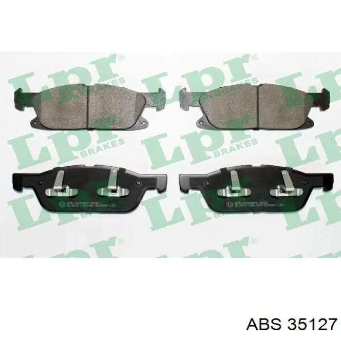 Klocki hamulcowe przednie tarczowe ABS 35127 cena, od 42,61 USD