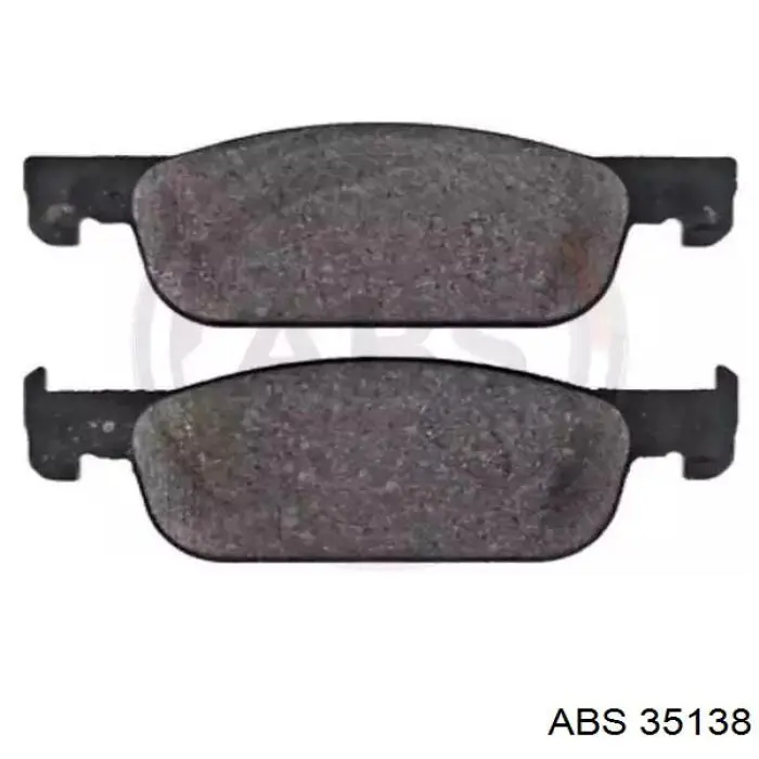 35138 ABS Klocki hamulcowe przednie tarczowe