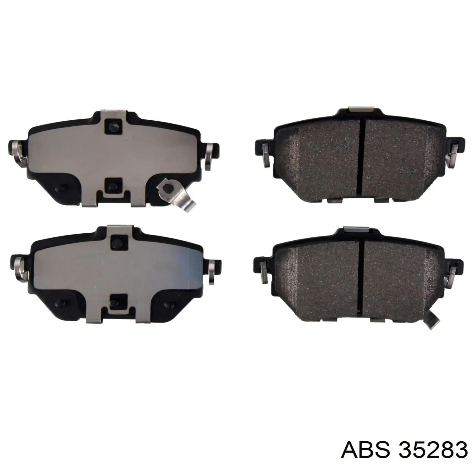 Okładziny (klocki) do hamulców tarczowych tylne 0446602410 Toyota