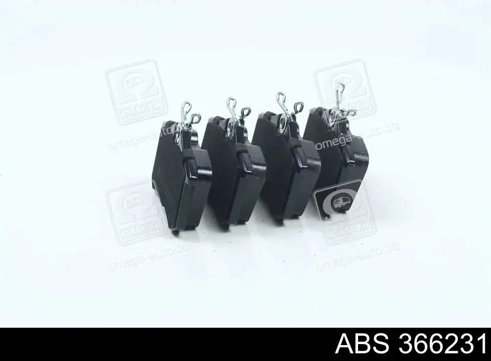 Okładziny (klocki) do hamulców tarczowych tylne ABS 366231 cena, od 7,66 USD