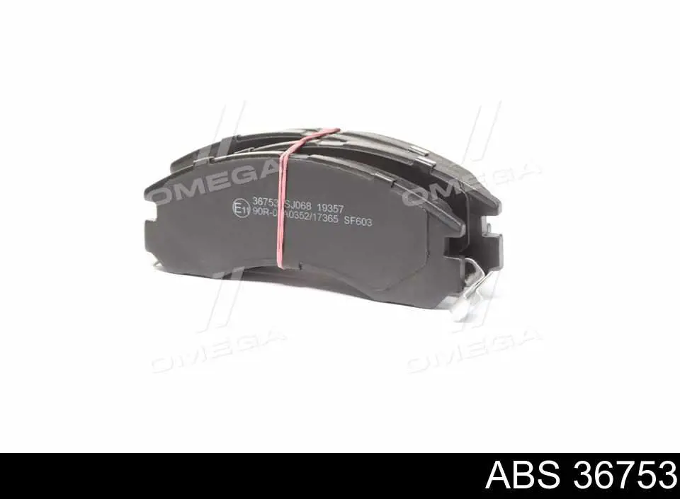 Klocki hamulcowe przednie tarczowe ABS 36753 cena, od 25,37 USD