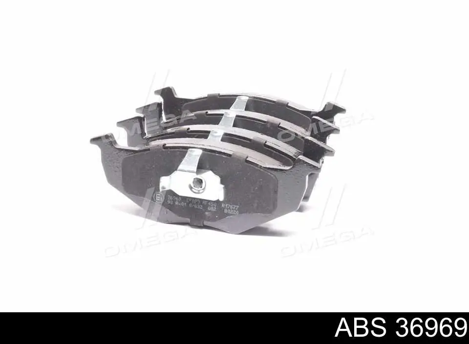 Klocki hamulcowe przednie tarczowe ABS 36969 cena, od 22,39 USD