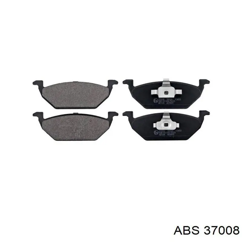 Do koszyka 37008 ABS Klocki hamulcowe przednie tarczowe